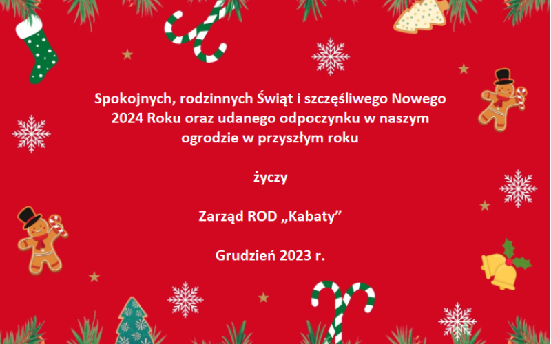 Życzenia świąteczne